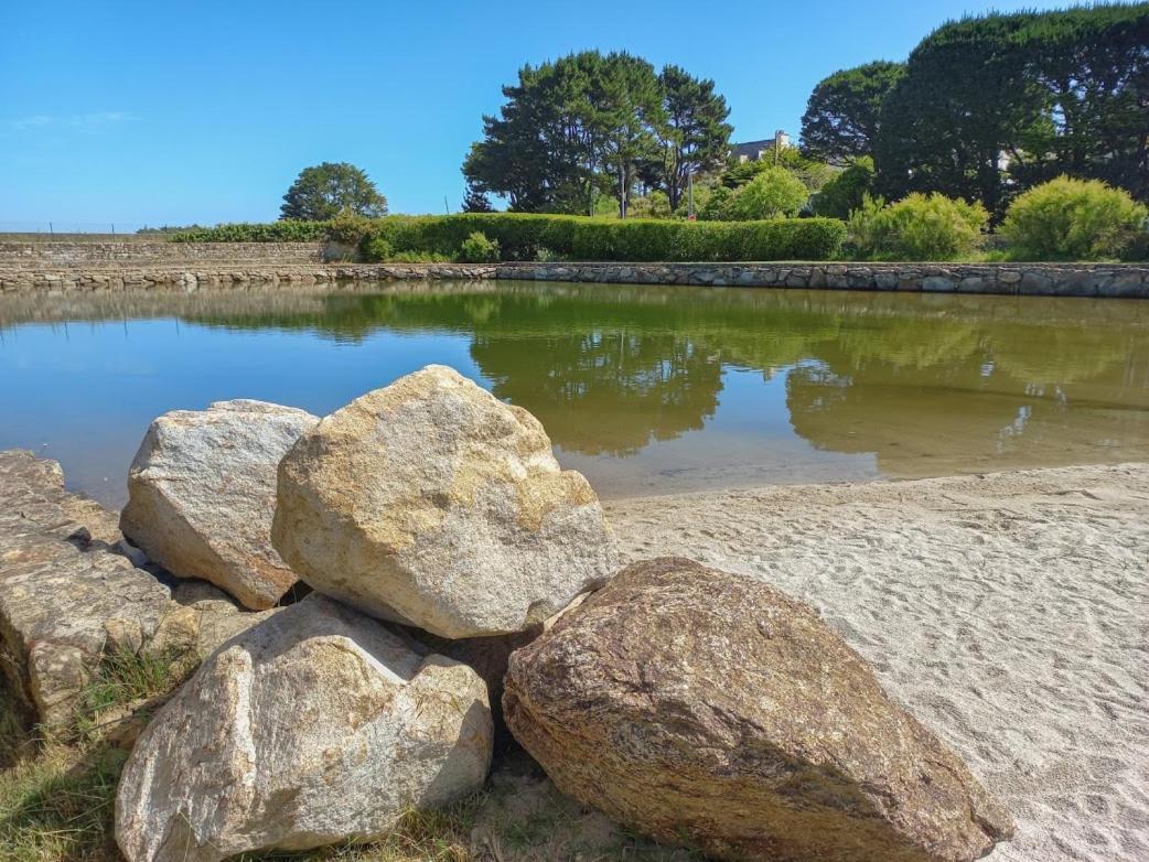 Camping Paradis Le Moulin Des Oies Belz Eksteriør billede