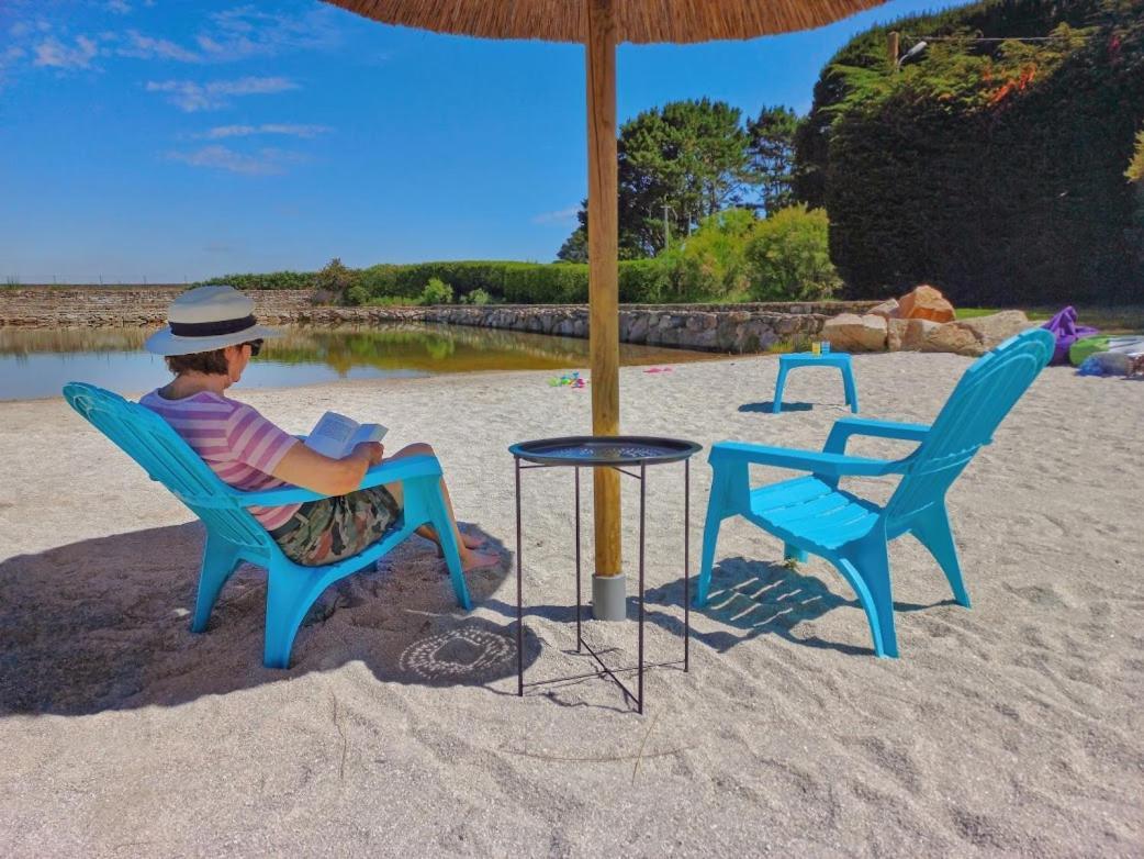 Camping Paradis Le Moulin Des Oies Belz Eksteriør billede