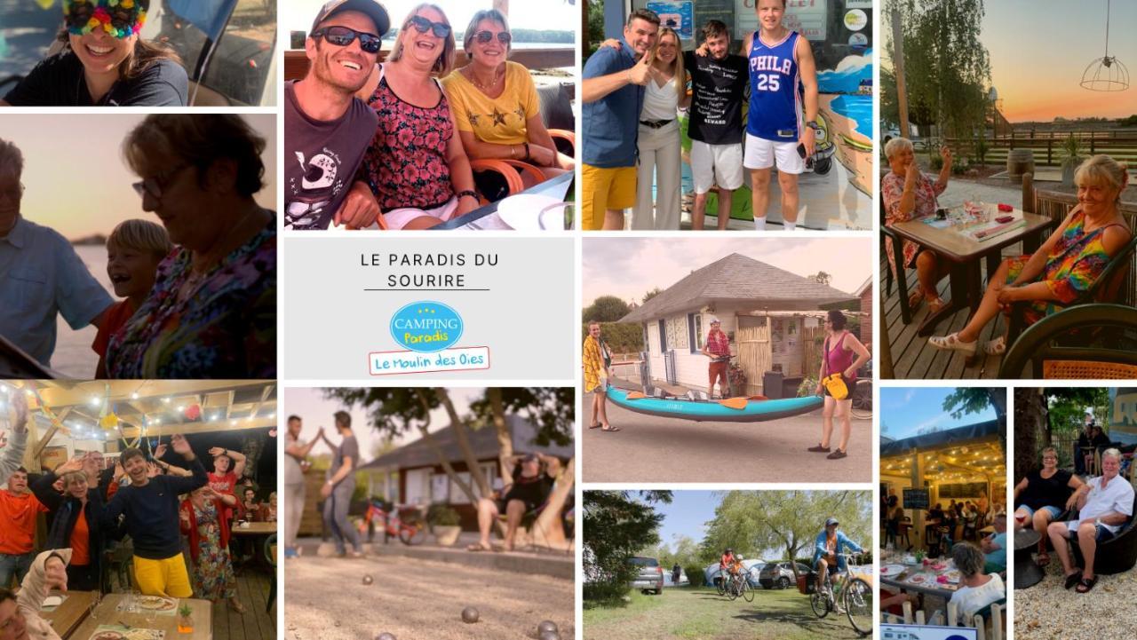 Camping Paradis Le Moulin Des Oies Belz Eksteriør billede