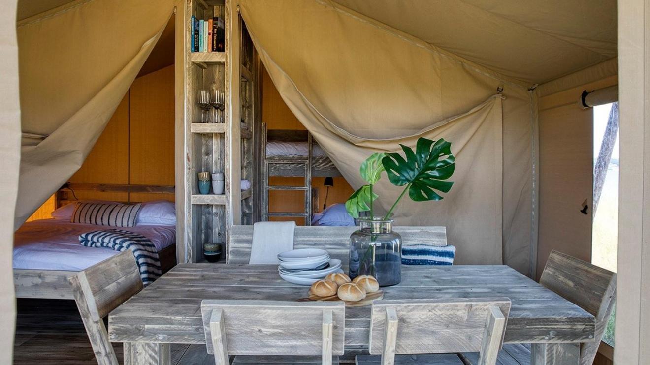 Camping Paradis Le Moulin Des Oies Belz Eksteriør billede
